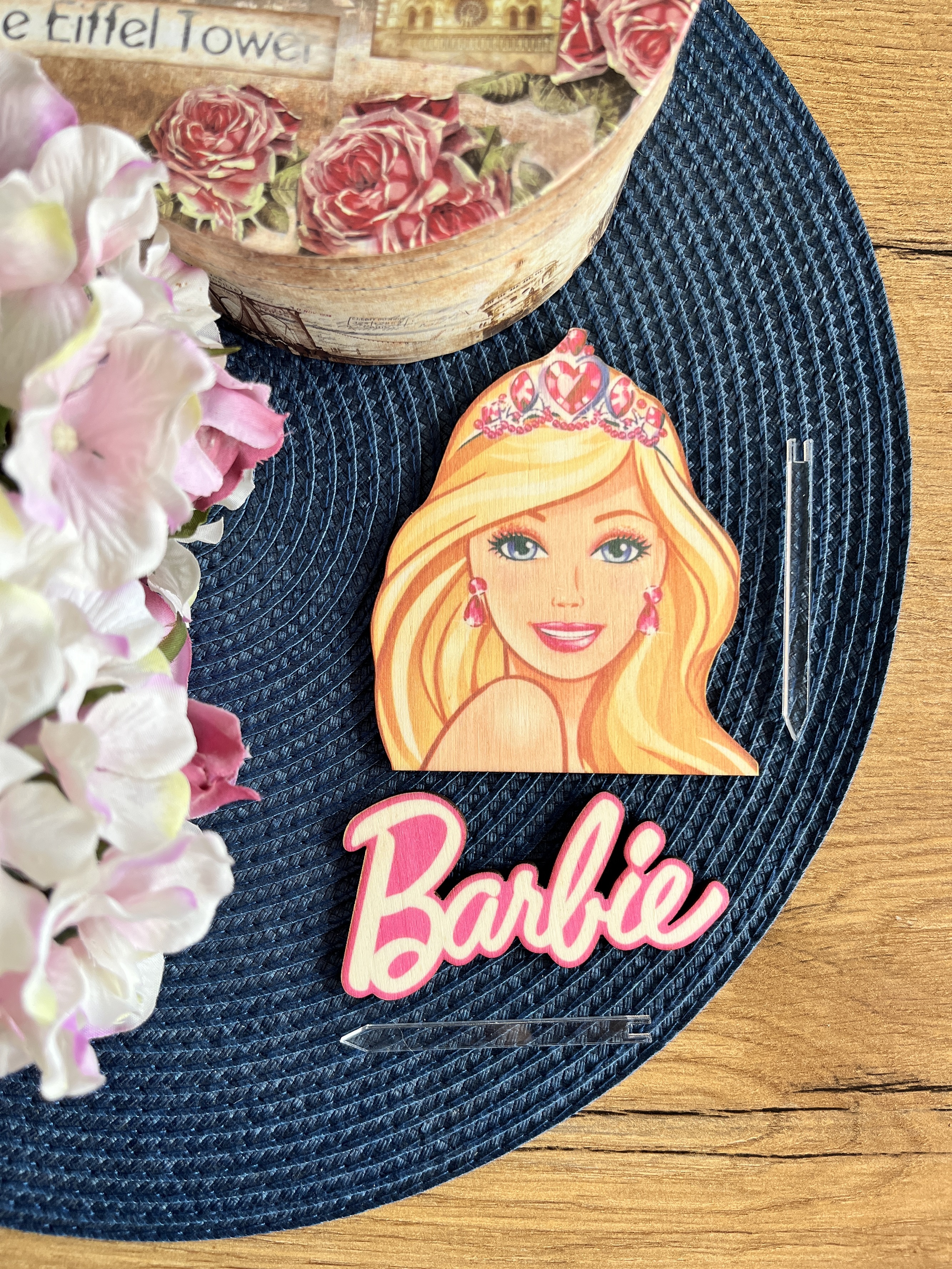 Magnetka Barbie+logo