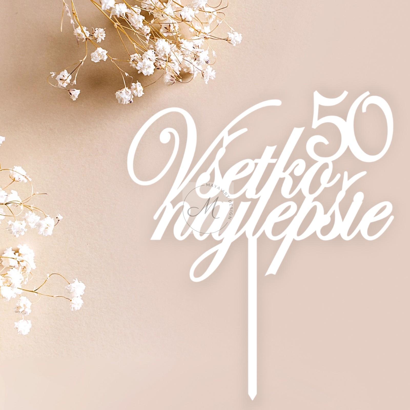 Všetko najlepšie+číslo